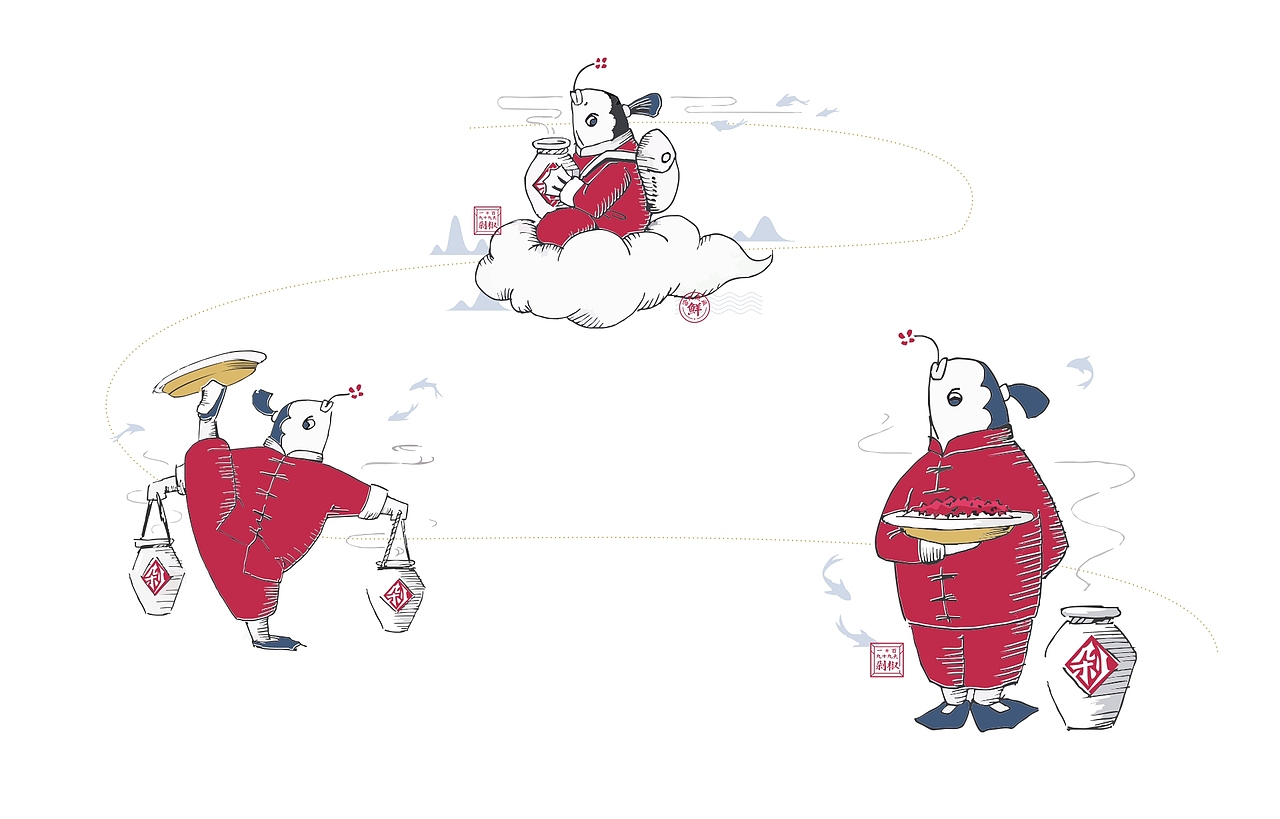 赤象-餐飲品牌設(shè)計(jì)-鳙之美剁椒鮮魚(yú)頭（圖ZMTk1MTI5Nzg4） - 品牌 - 站酷設(shè)計(jì)師趙象原創(chuàng)素材 - 站酷ZCOOL
