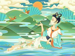 蓉小喬-插畫設(shè)定