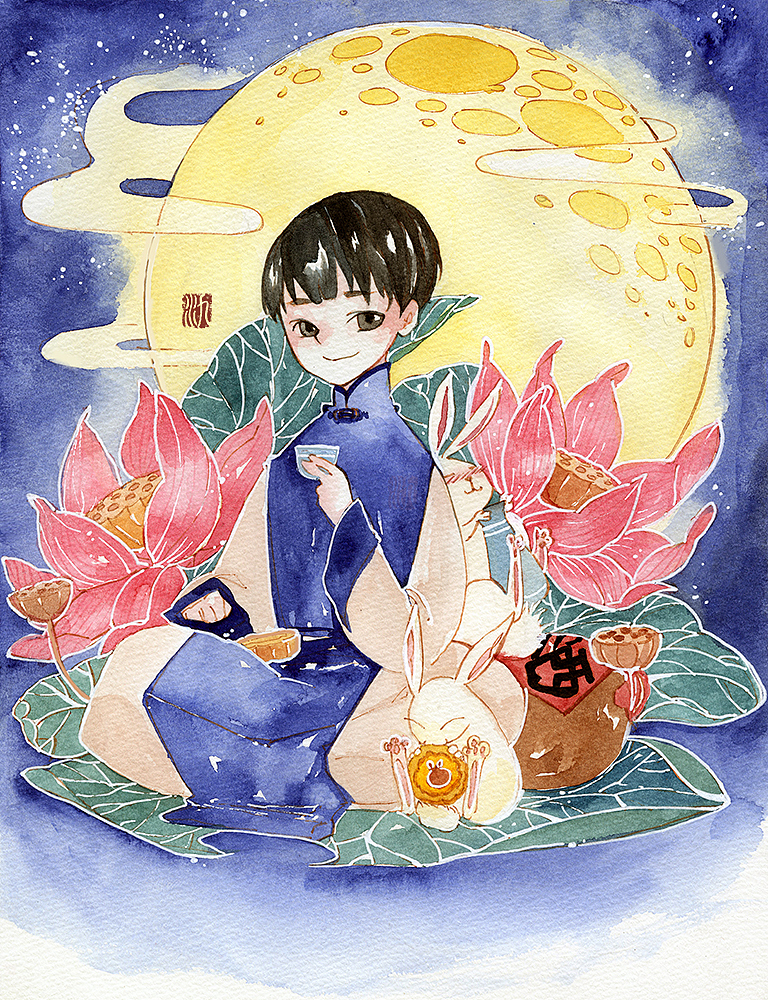 中秋快乐（图ZMTk1NTA2MzY=） - 创作习作 - 站酷设计师方氿原创素材 - 站酷ZCOOL