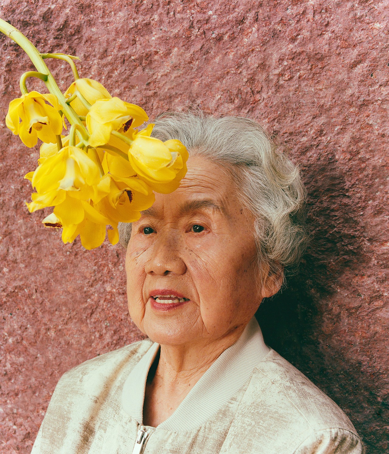 商业拍摄 “老人与花”