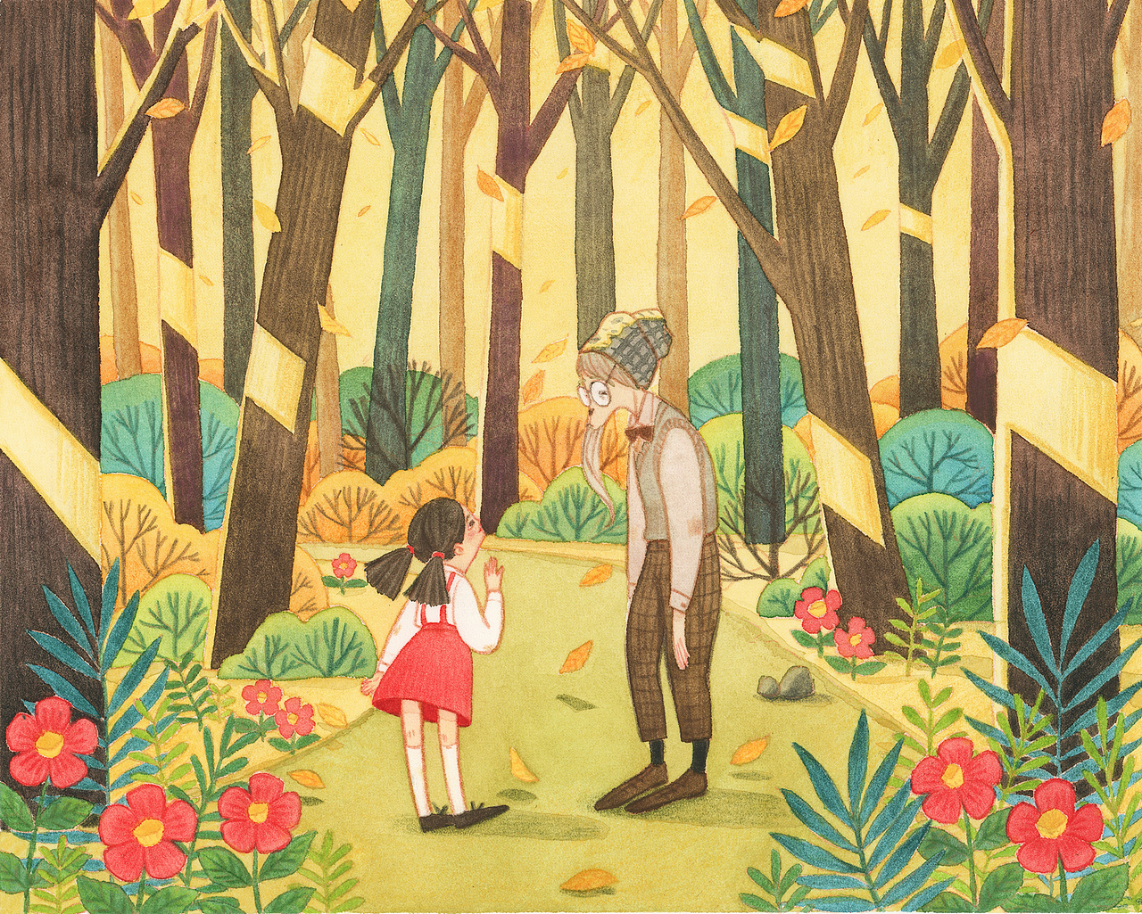 米粒和白羊弯弯（图ZMTk2ODg2ODEy） - 绘本 - 站酷设计师弥久Sylvia原创素材 - 站酷ZCOOL