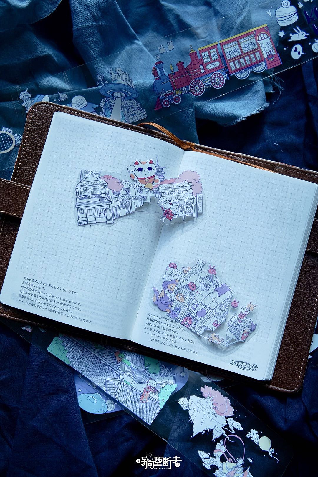 在克莱茵蓝的世界旅行（胶卷商稿）（图ZMTk3Mzc1NTEy） - 商业插画 - 站酷设计师KATA种籽原创素材 - 站酷ZCOOL