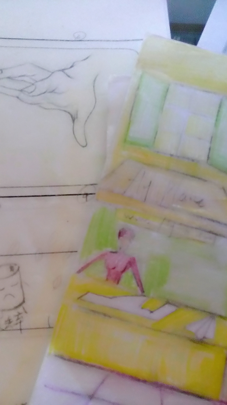 手绘剧本 动画场景