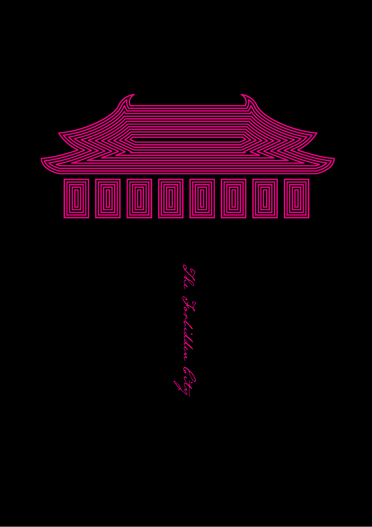 多彩线条标志性建筑之—故宫