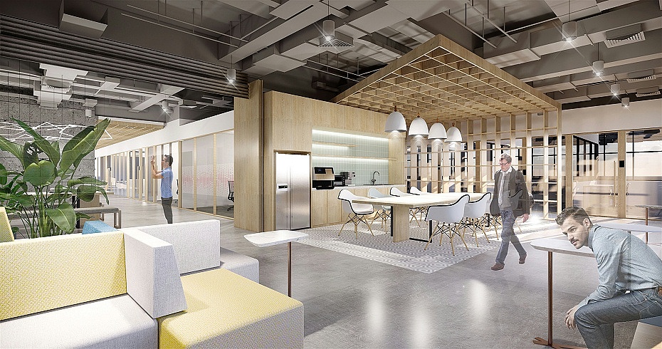 西安创客办公空间的装修案例