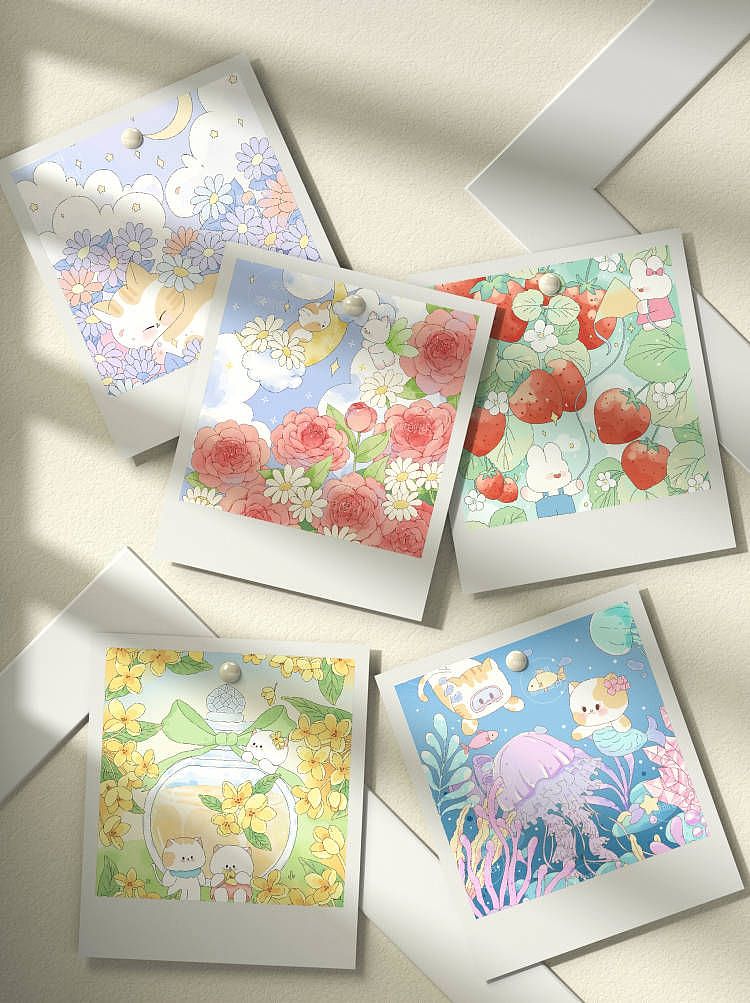 治愈系場景插畫（圖ZMzY4NDg5MTky） - 商業(yè)插畫 - 站酷設計師畫畫的凌玥原創(chuàng)素材 - 站酷ZCOOL