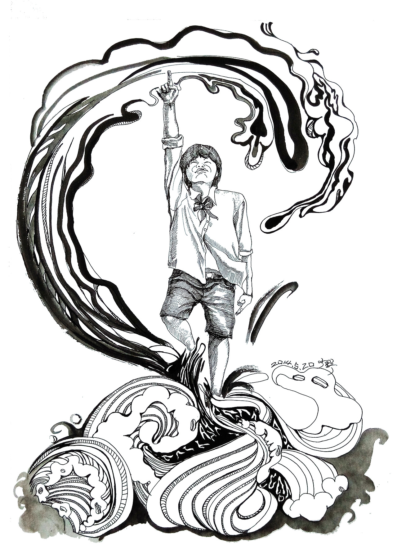 少野自画像系列（图ZMjM4Mjk0NTY=） - 商业插画 - 站酷设计师少野1029原创素材 - 站酷ZCOOL