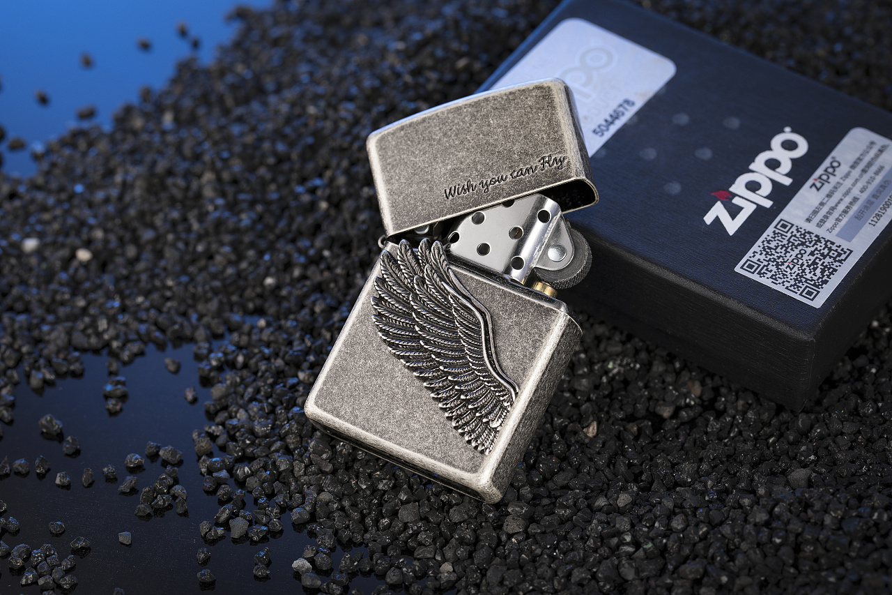 zippo打火机场景拍摄