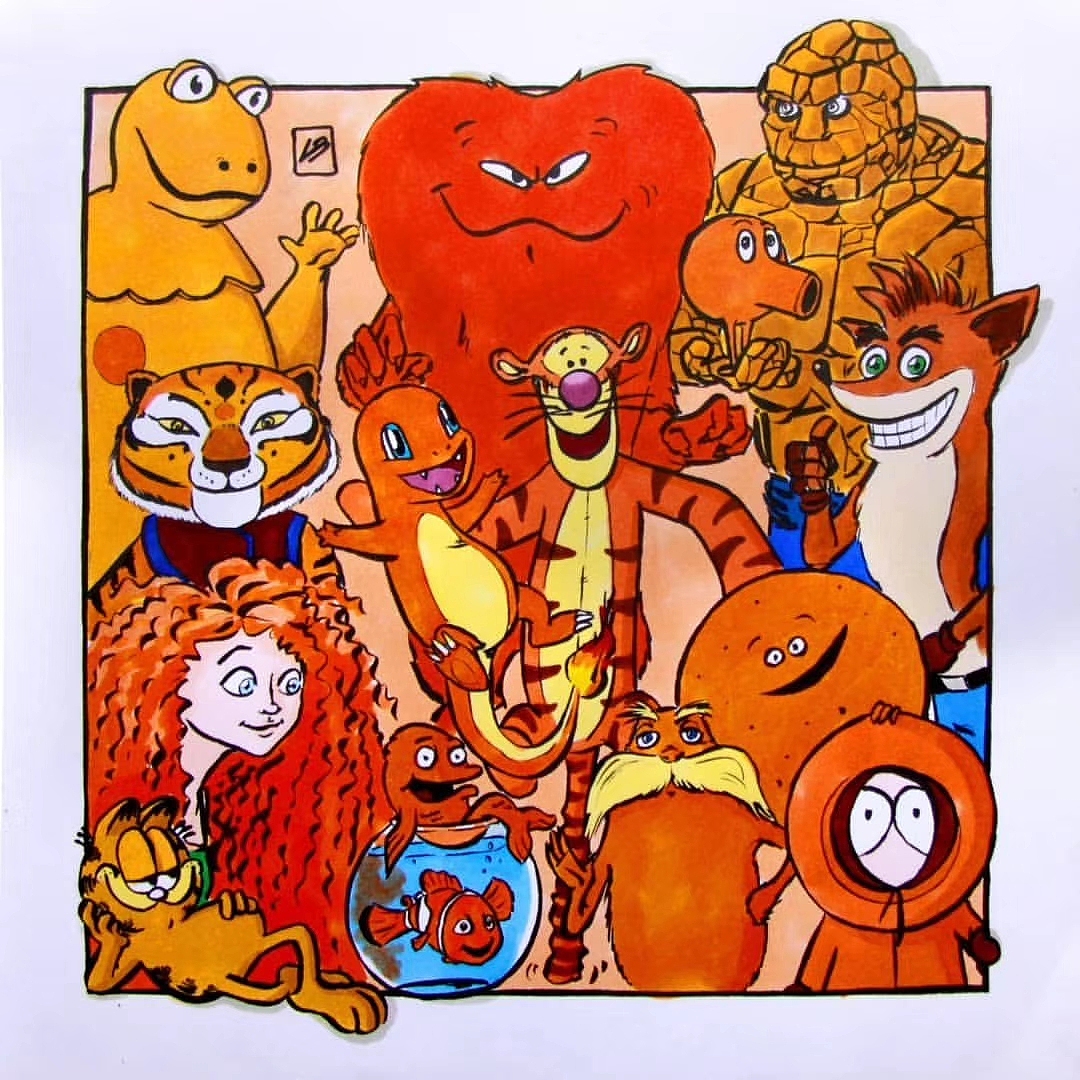 卡通动漫 马克笔（图ZMTYyODY5MzY0） - 艺术插画 - 站酷设计师零八零肆原创素材 - 站酷ZCOOL