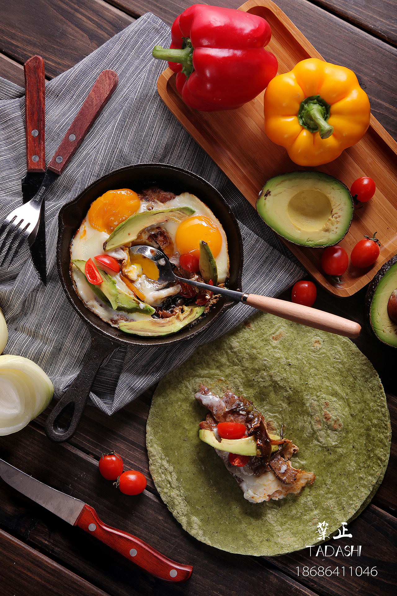 菜谱摄影美食西餐