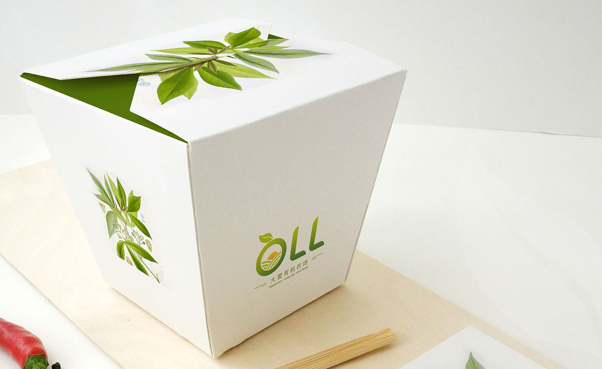 大爱有机农园logo设计