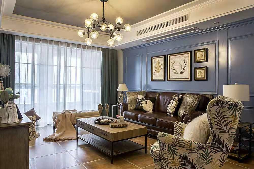 美式混搭风格家居，复古时尚的摩登气息。（图ZMjQwMzAzMTI0） - 家装设计 - 站酷设计师1992妍妍原创素材 - 站酷ZCOOL