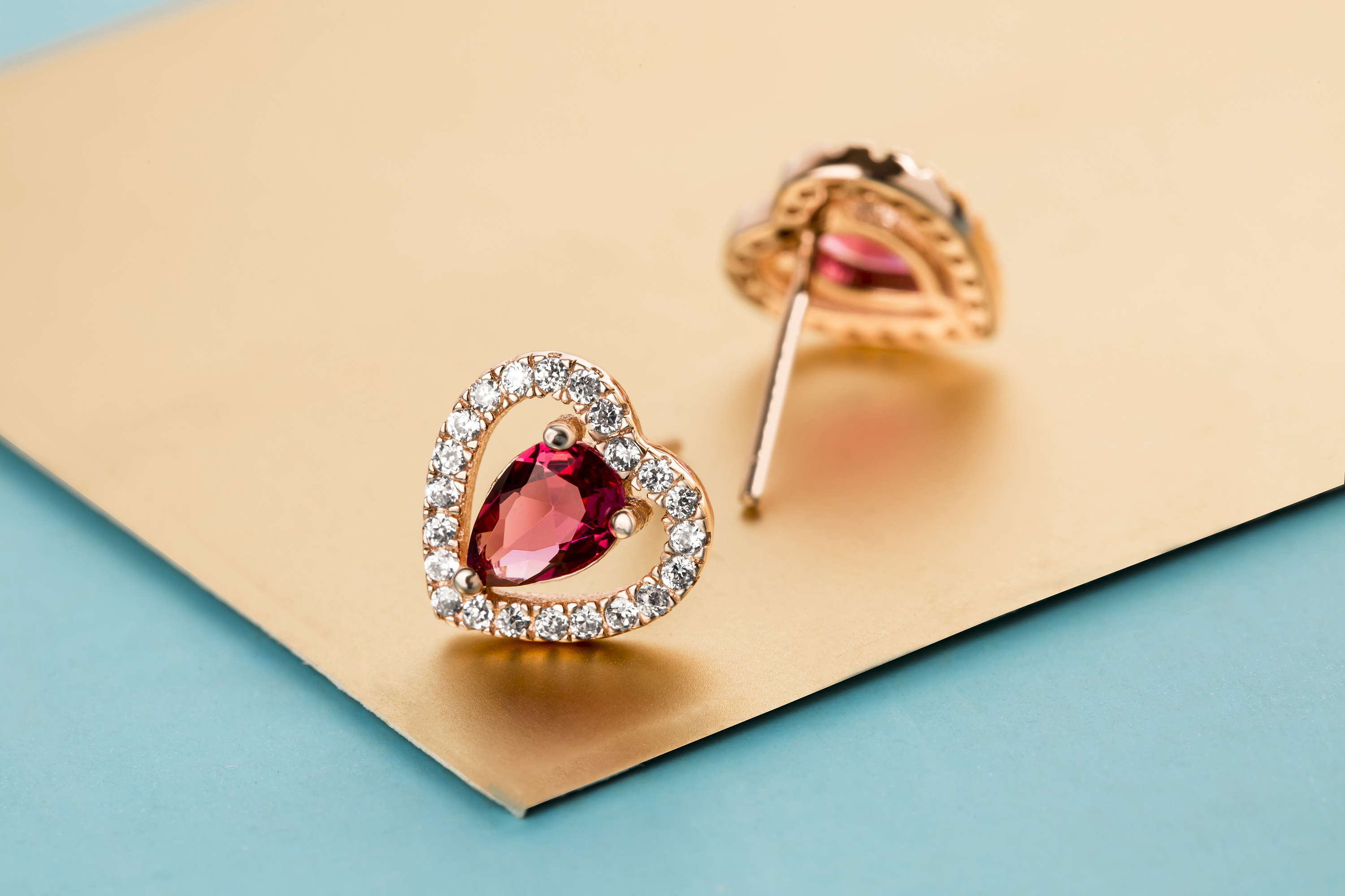 耳钉首饰产品商业摄影