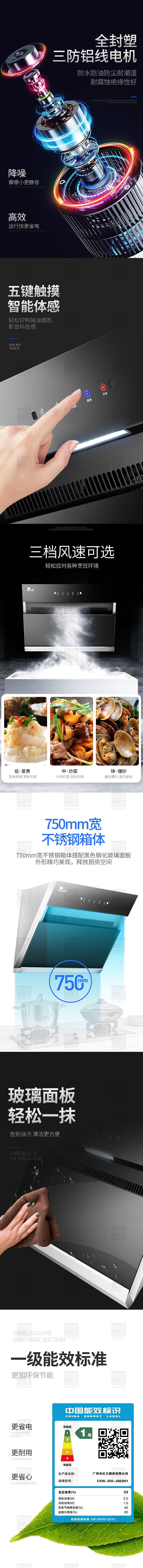 贤艺设计作品——抽油烟机详情设计（图ZMTgzMTYzNTUy） - 电商 - 站酷设计师贤艺设计原创素材 - 站酷ZCOOL