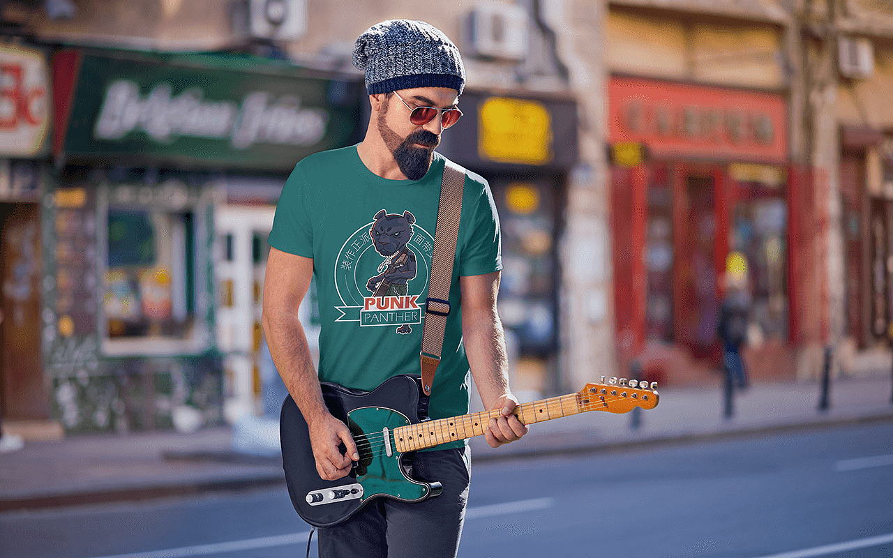 摇滚黑豹 - 庞sir（图ZMjIzOTUxMDQ0） - 新锐潮流插画 - 站酷设计师Q中同学原创素材 - 站酷ZCOOL