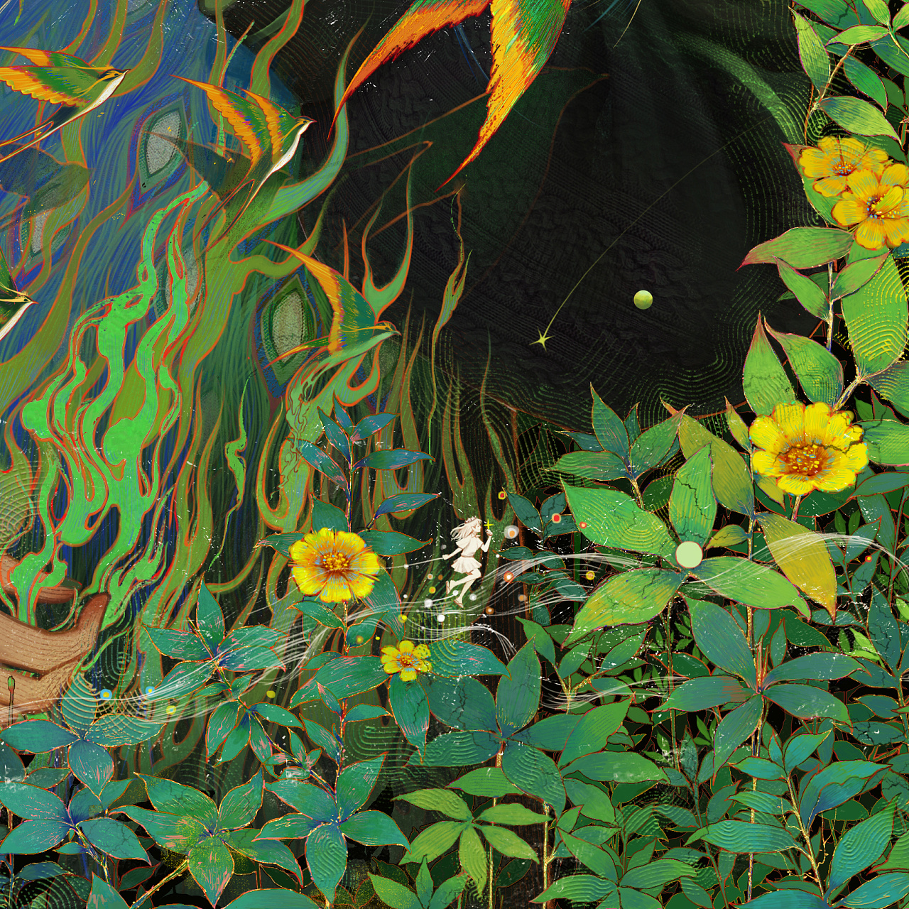 《春》|插画|创作习作|东夏卿卿 - 原创作品 - 站酷 (zcool)