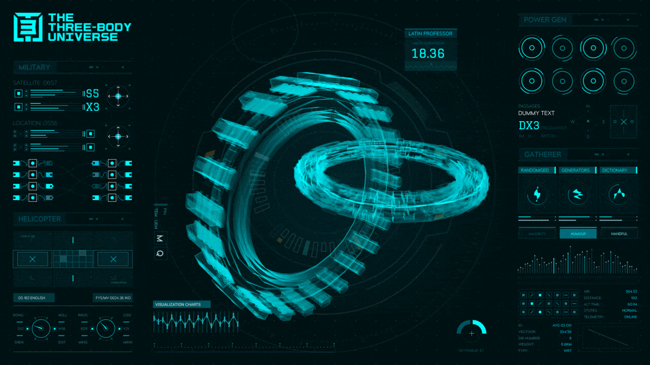 #三体创意合伙人#三体科幻场景&三体FUI设计（图ZMjc1NzE4Njk2） - IP形象 - 站酷设计师浮生_若茶原创素材 - 站酷ZCOOL