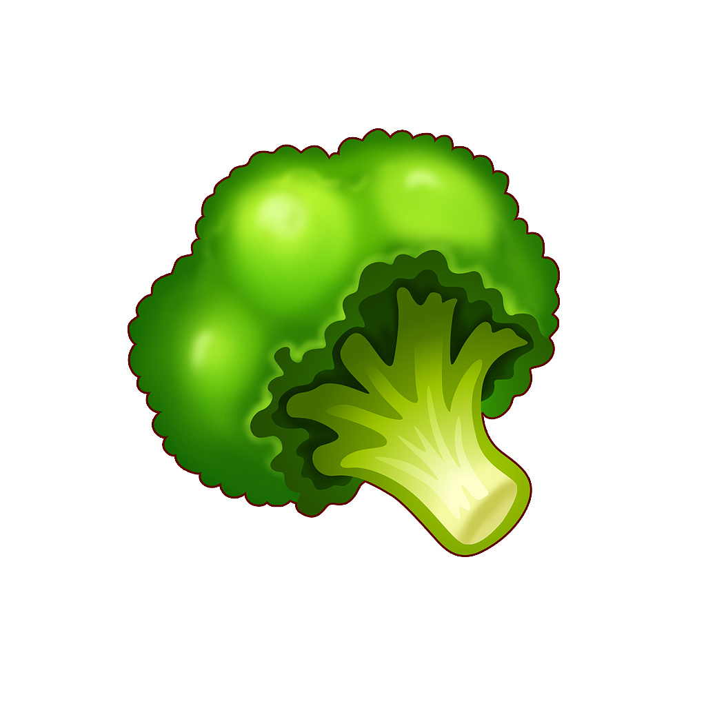 手绘蔬菜和水果图标