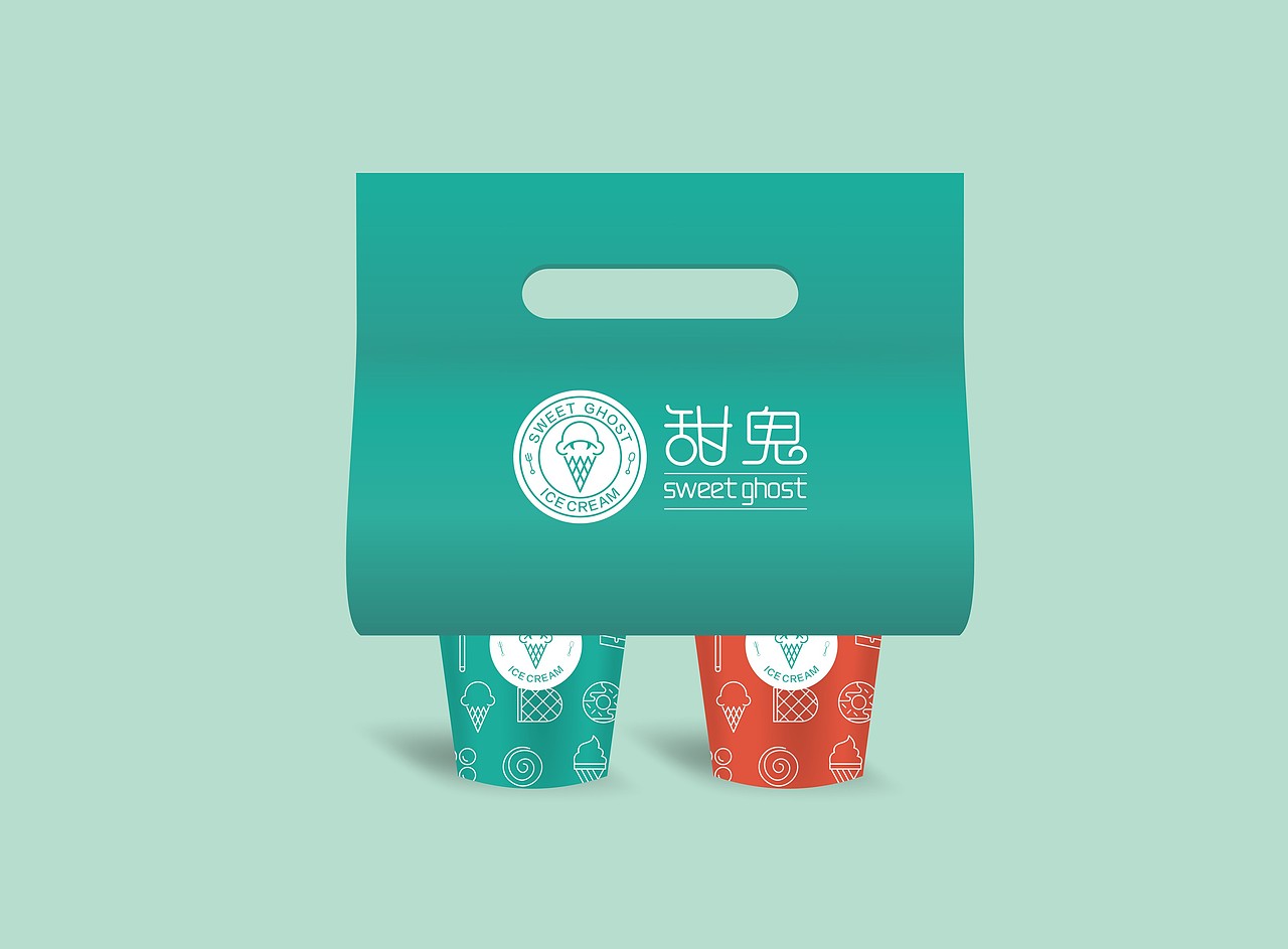 甜鬼冰淇淋品牌形象设计（图ZMTA4Mzg2NDQ4） - 品牌 - 站酷设计师王品设计原创素材 - 站酷ZCOOL