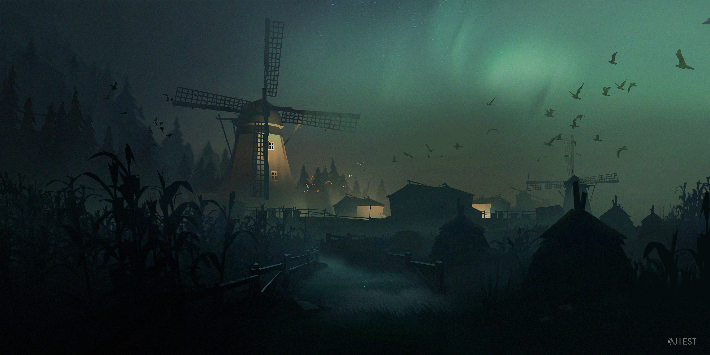 第五人格的部分场景概念图