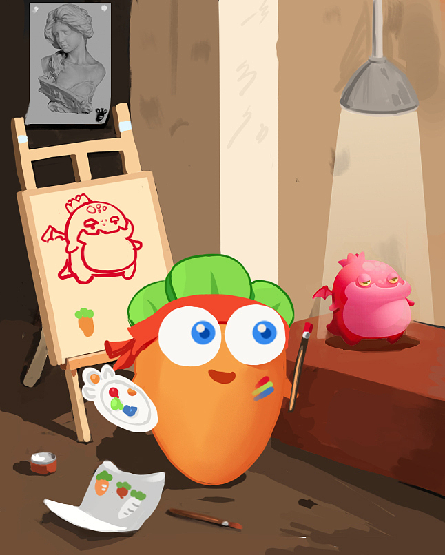 保卫萝卜同人插画