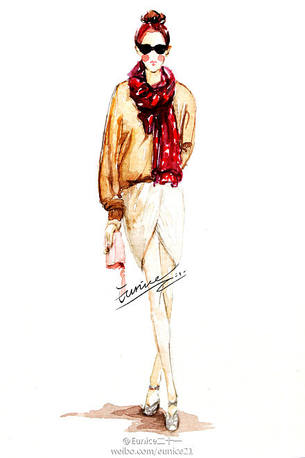 21时装插画{4}