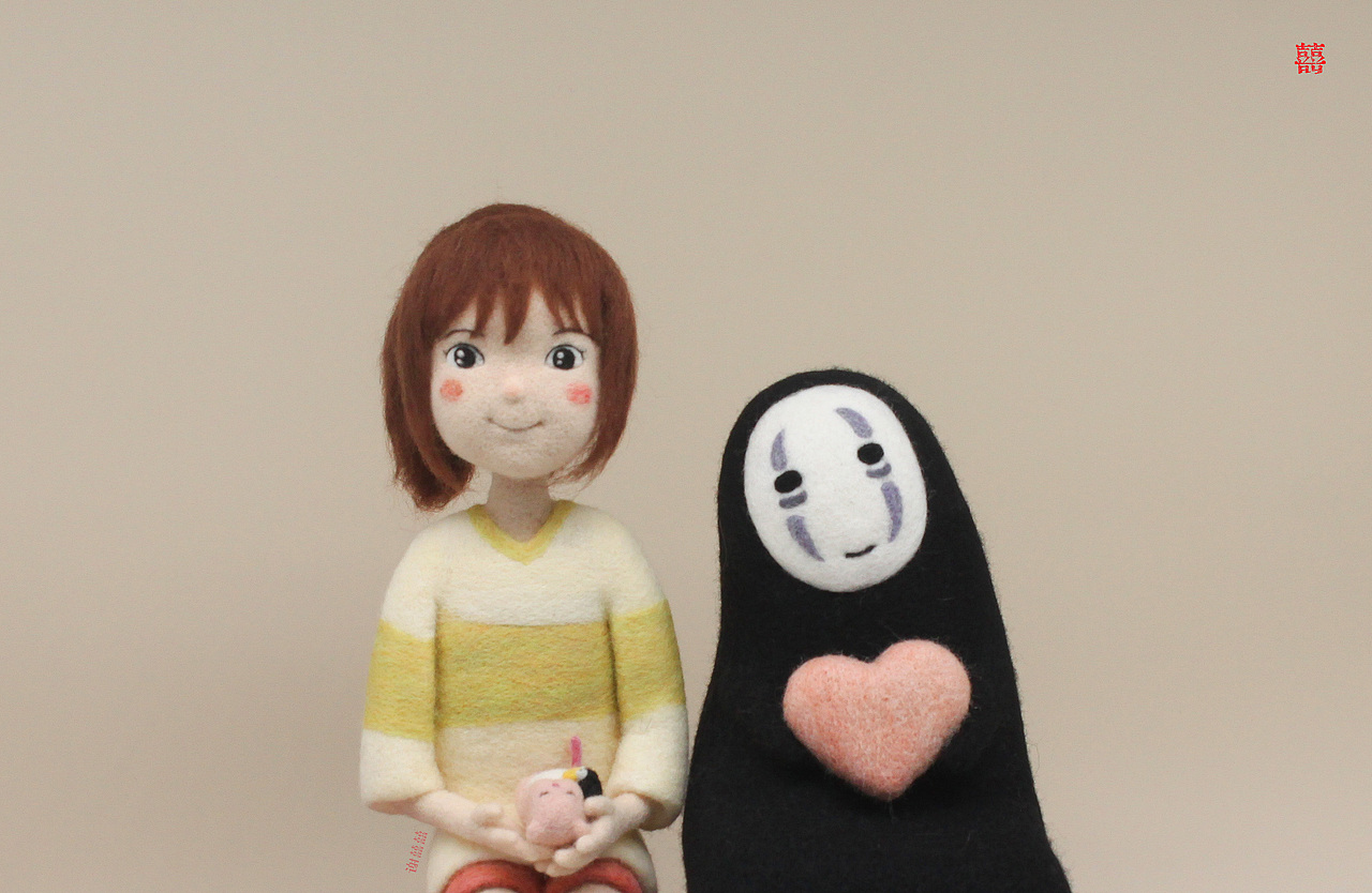 囍囍的羊毛毡 之 千寻(制作视频)