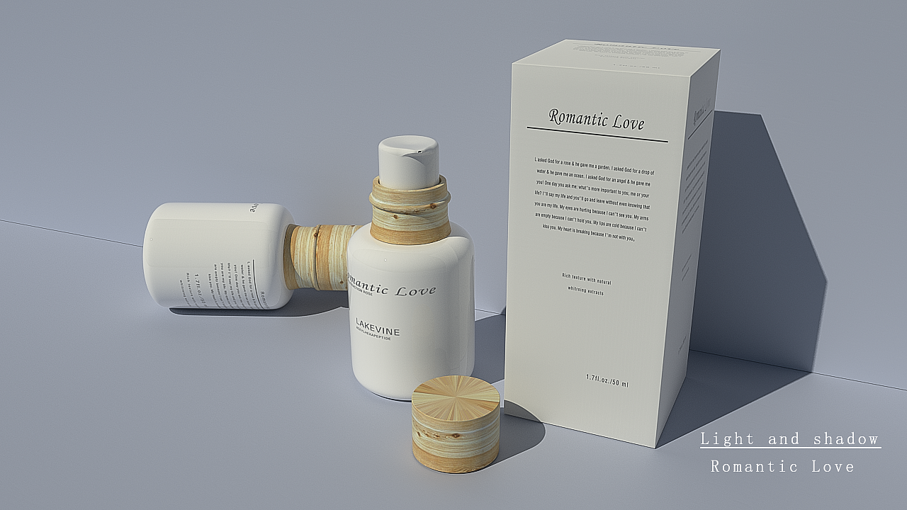 精华液包装产品渲染（图ZMjgwODg4MjUy） - 产品 - 站酷设计师漫步之初原创素材 - 站酷ZCOOL