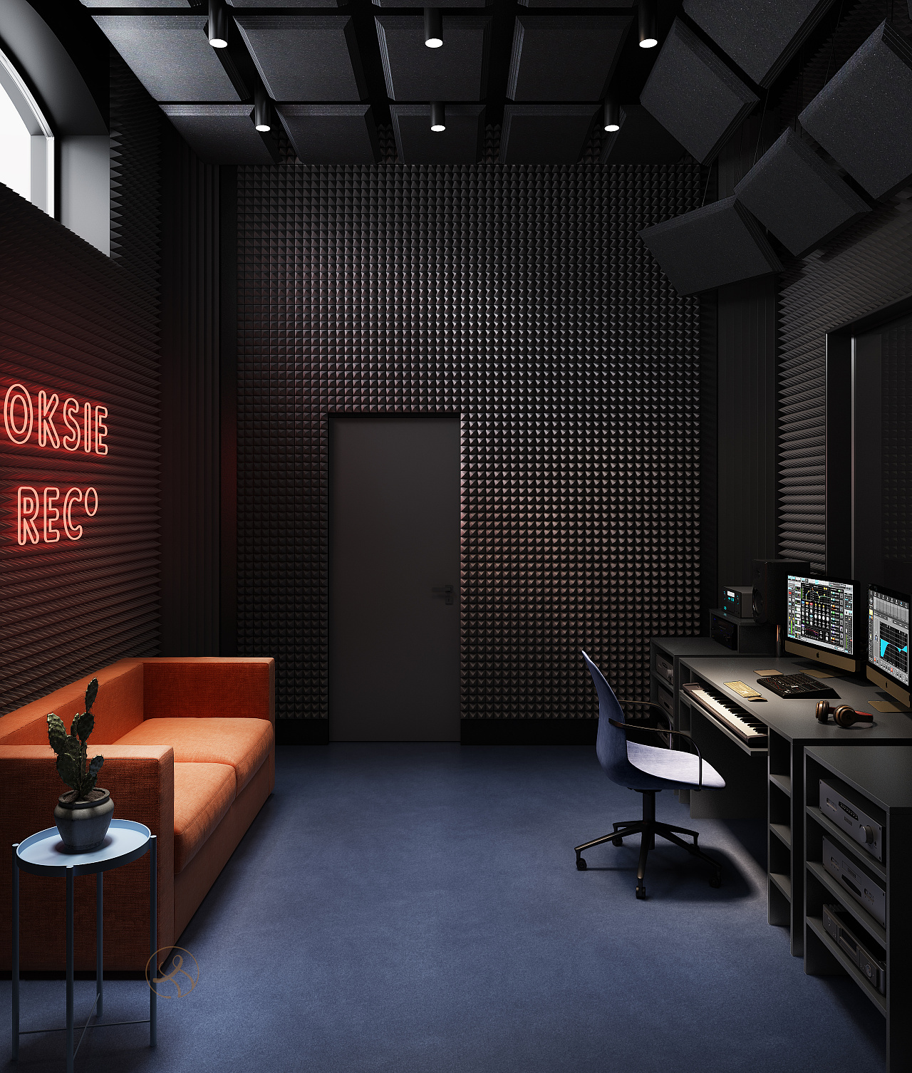 音乐工作室 asya aysel录音棚效果表现