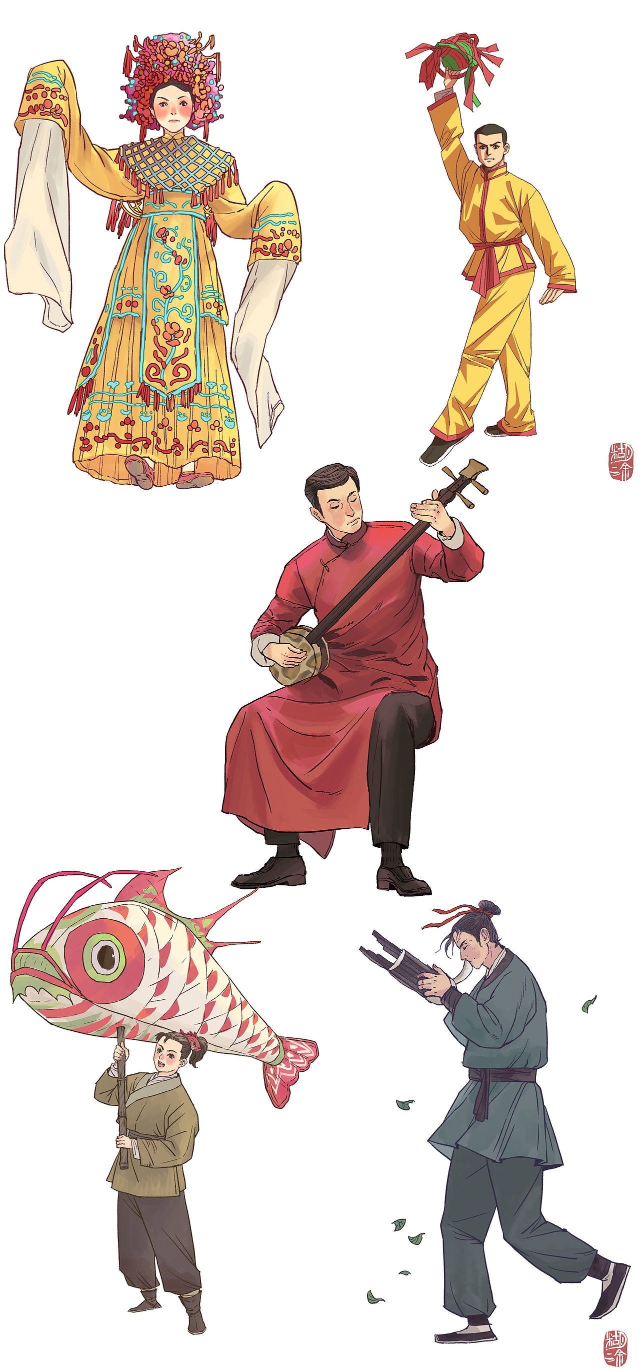 2021年总结.其一 民风民俗(图ZMjg2NjE4OTUy) - 创作习作 - 站酷设计师糊涂散人原创素材 - 站酷ZCOOL