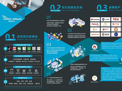 互联网公司三折页