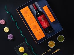 中秋月饼包装摄影