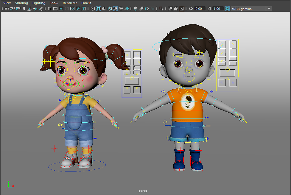 卡通角色 三维动画 片头制作视频动画 3d建模maya三维|三维|人物/生物