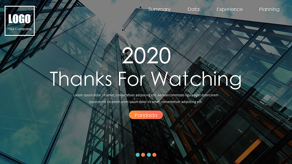 【耀你好看】年中总结欧美时尚简约商务PPT