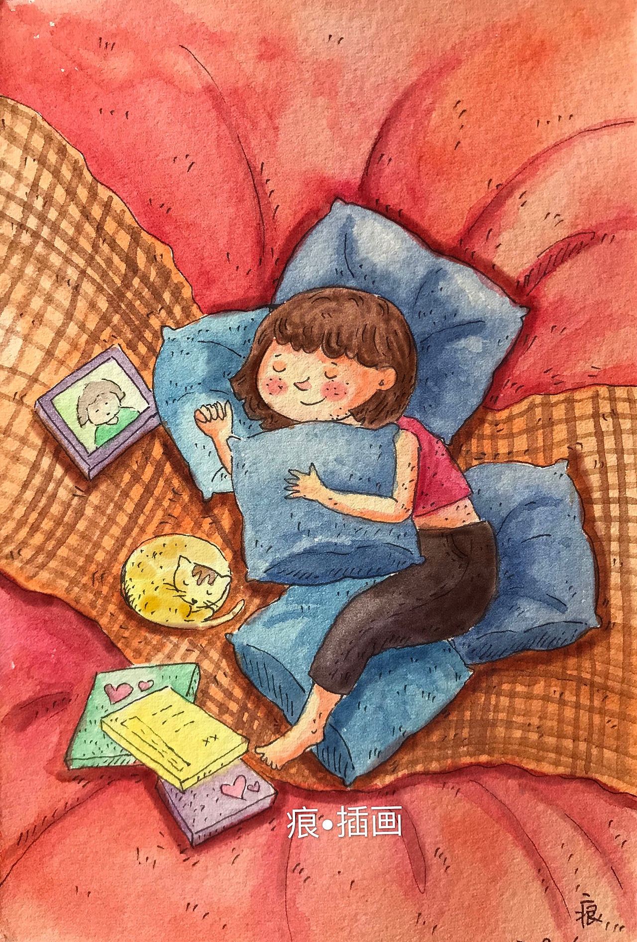 一个人的时候
好好吃饭,好好睡觉<br>枕头里藏满了无数闪光的梦<br>梦里全是幸福的人<br>愿你每天醒来<br>心存温暖,嘴角带笑。