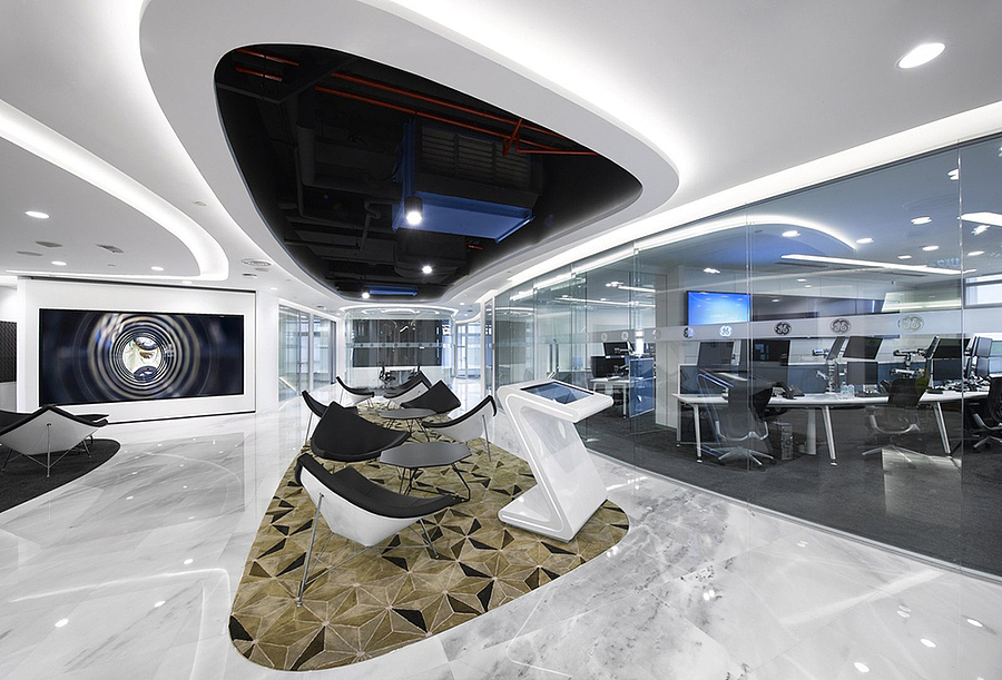 西安600平米办公室装修设计图