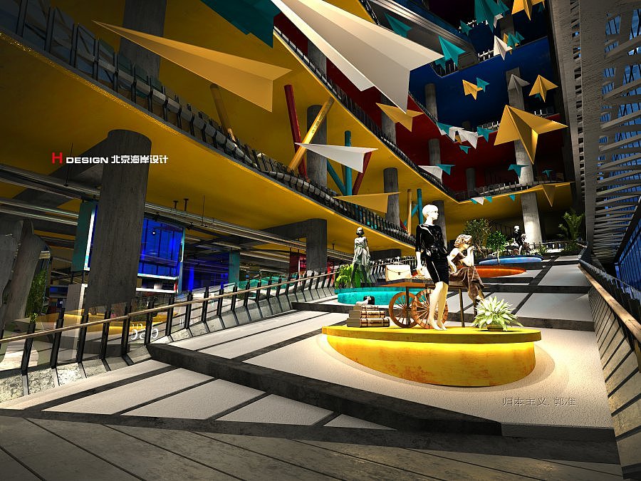 粟氏天府烧烤店蜂巢商业体设计案例（图ZOTI2MjM4NTY=） - 家装设计 - 站酷设计师海岸设计原创素材 - 站酷ZCOOL