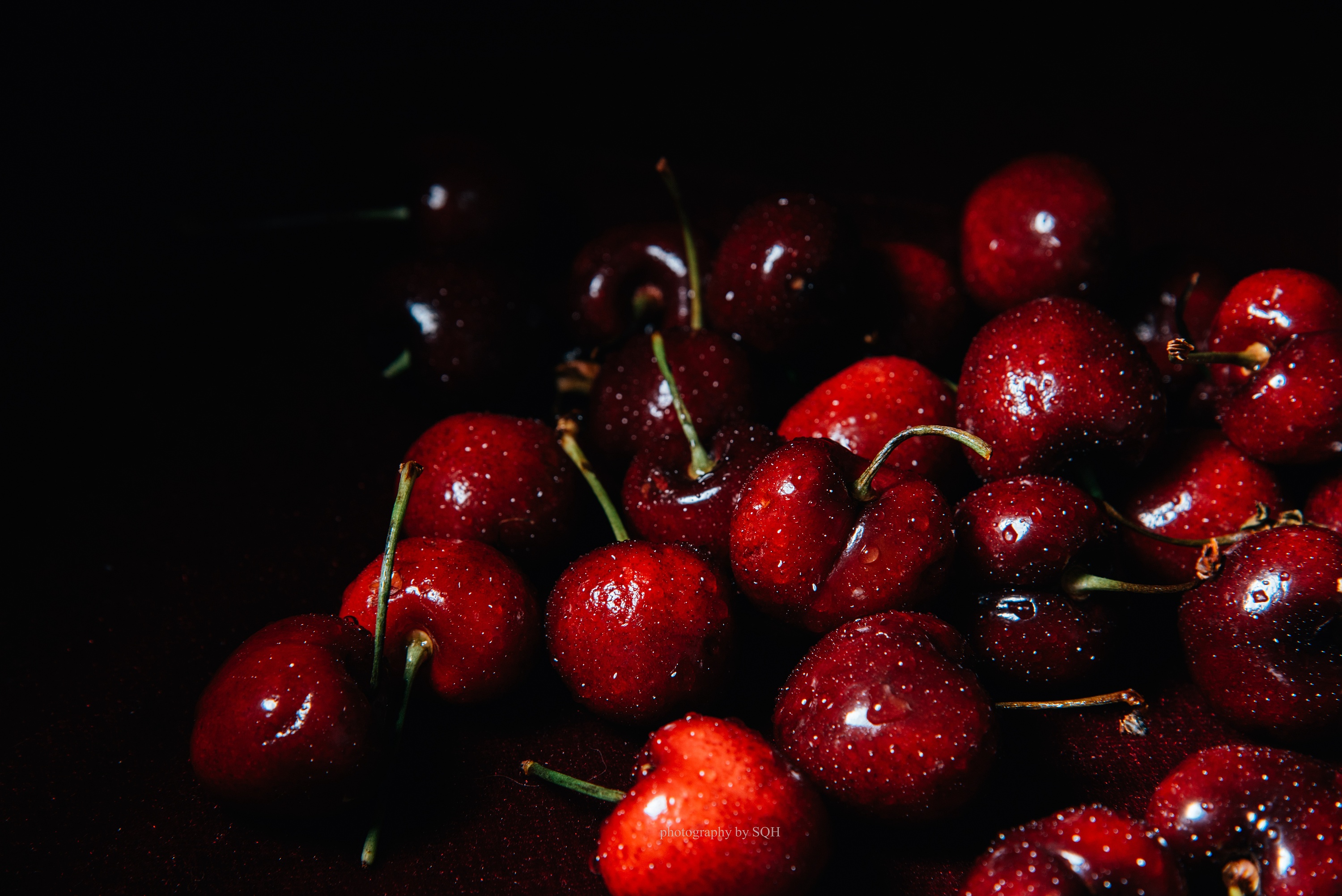 车厘子——静物水果产品拍摄