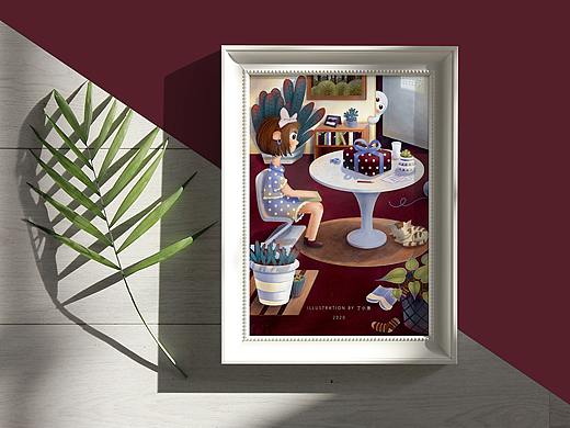 礼物——儿插风/书籍封面插画设计