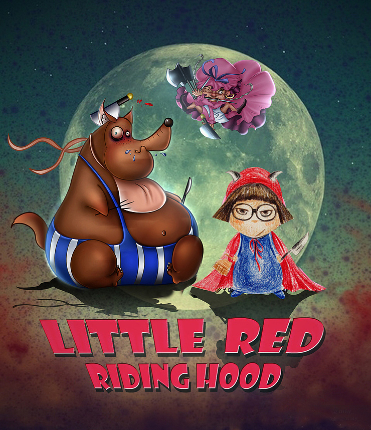 一组卡通形象的电影海报cos