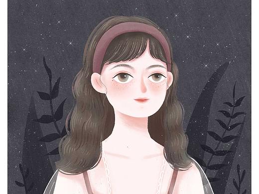 女生插画-About 24 Years Old .