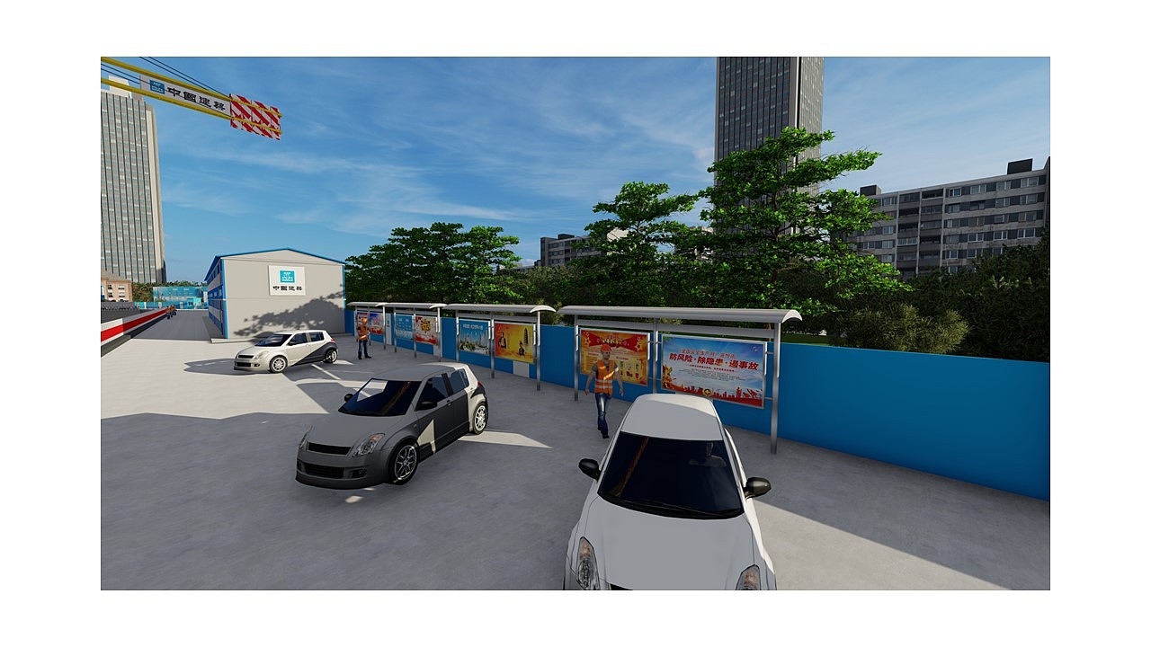 工地CI平面效果（图ZMjE2MzcwODYw） - 建筑/空间 - 站酷设计师无峰原创素材 - 站酷ZCOOL