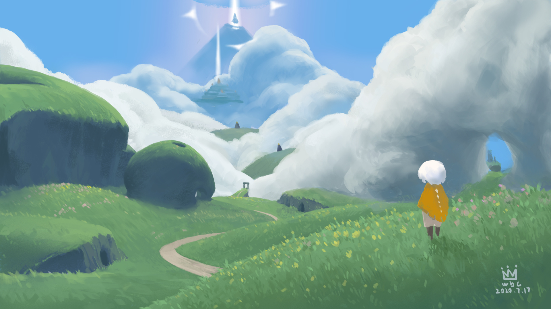 光遇|插画|游戏原画|一亥子 - 原创作品 - 站酷 (zcool)