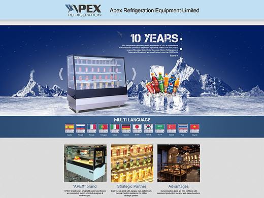 阿里国际站-冰柜店铺设计