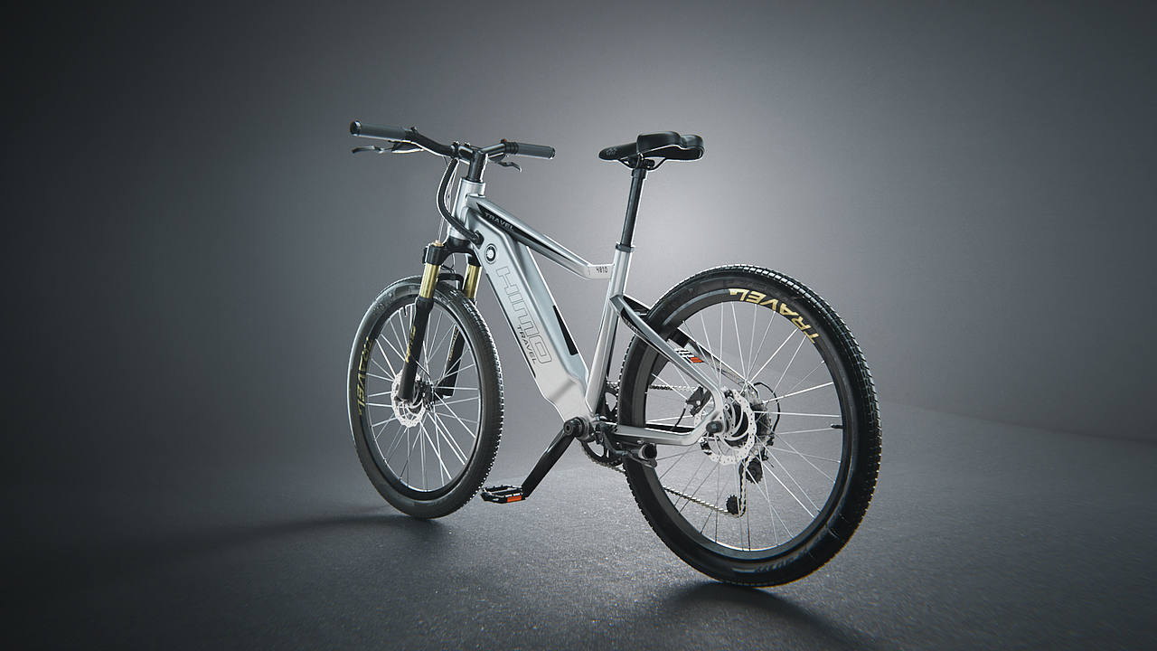 小米 Himo电动自行车 - Blender渲染