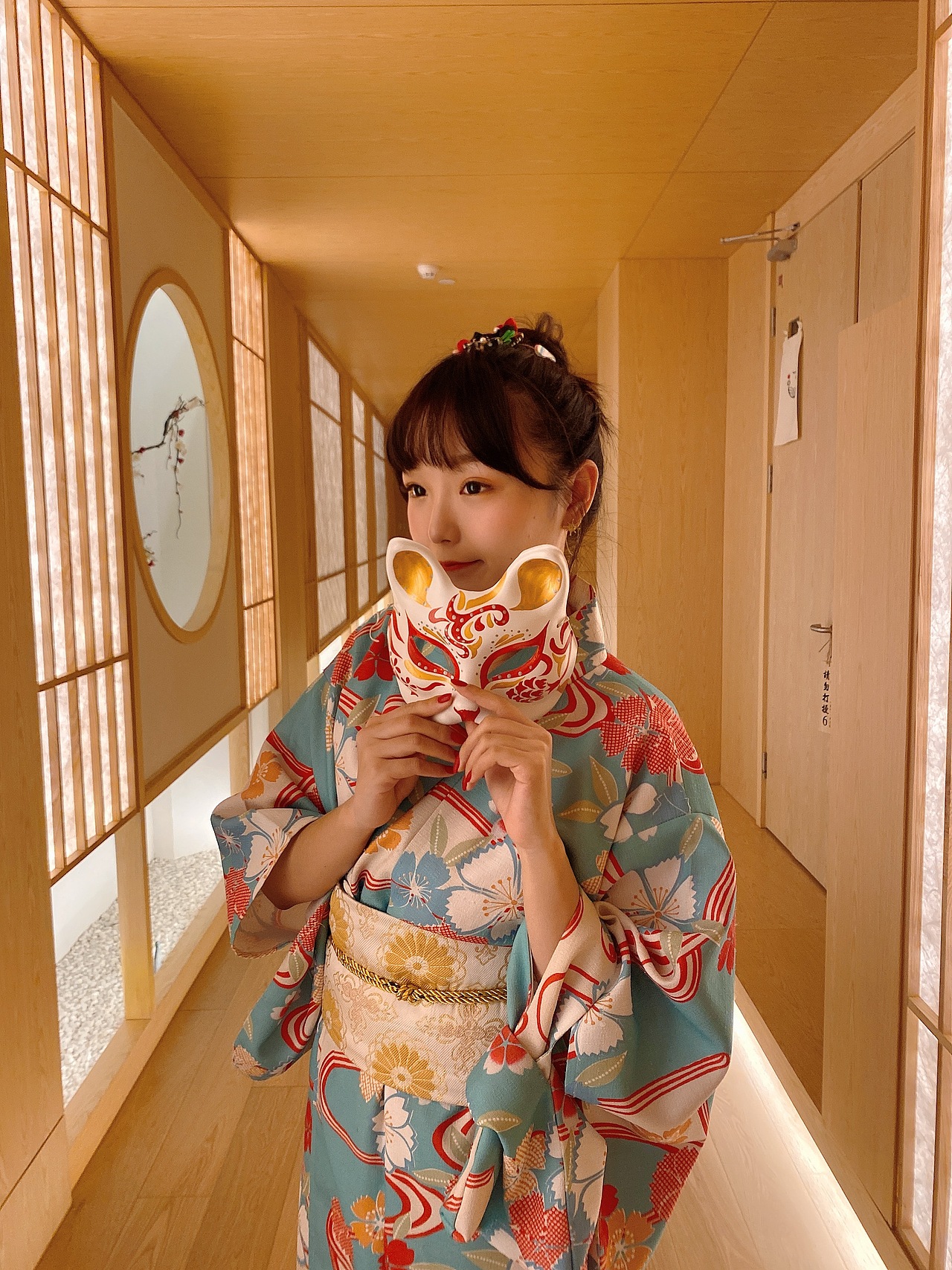 水墨水彩风仙女写真