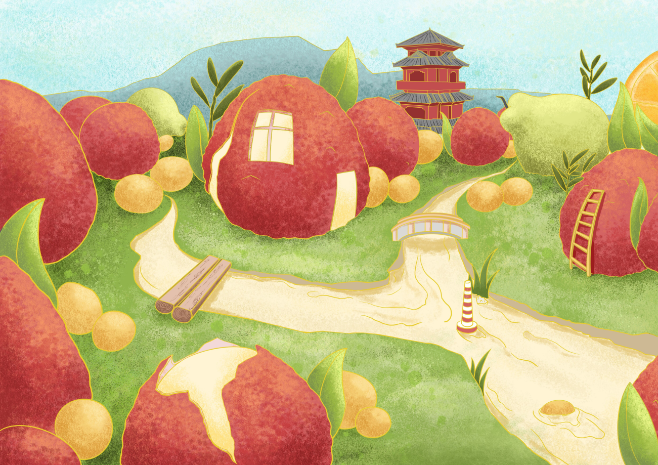 荔枝树动画图片