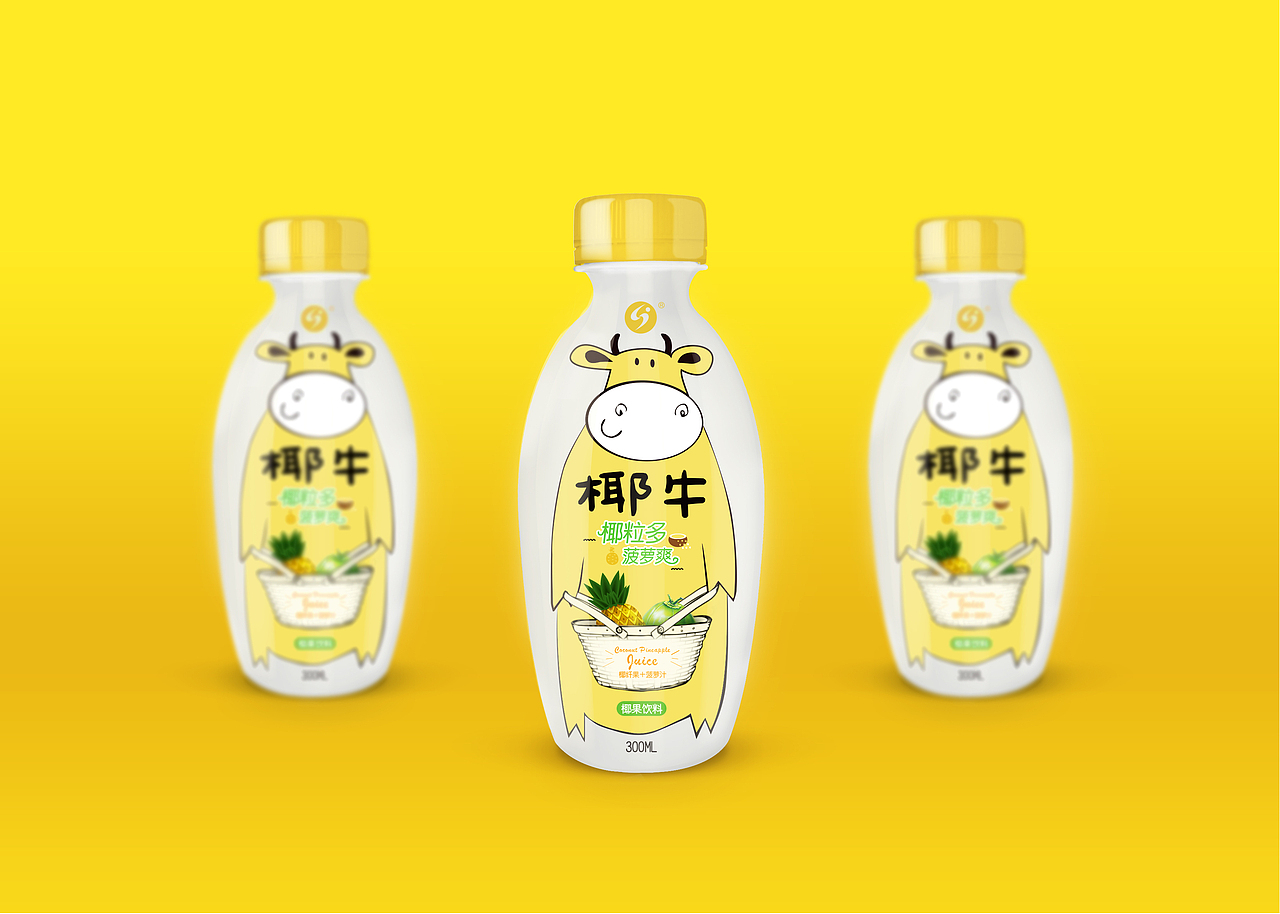 椰粒多菠萝爽（图ZODIzNjIyMTY=） - 包装 - 站酷设计师短发单眼皮原创素材 - 站酷ZCOOL