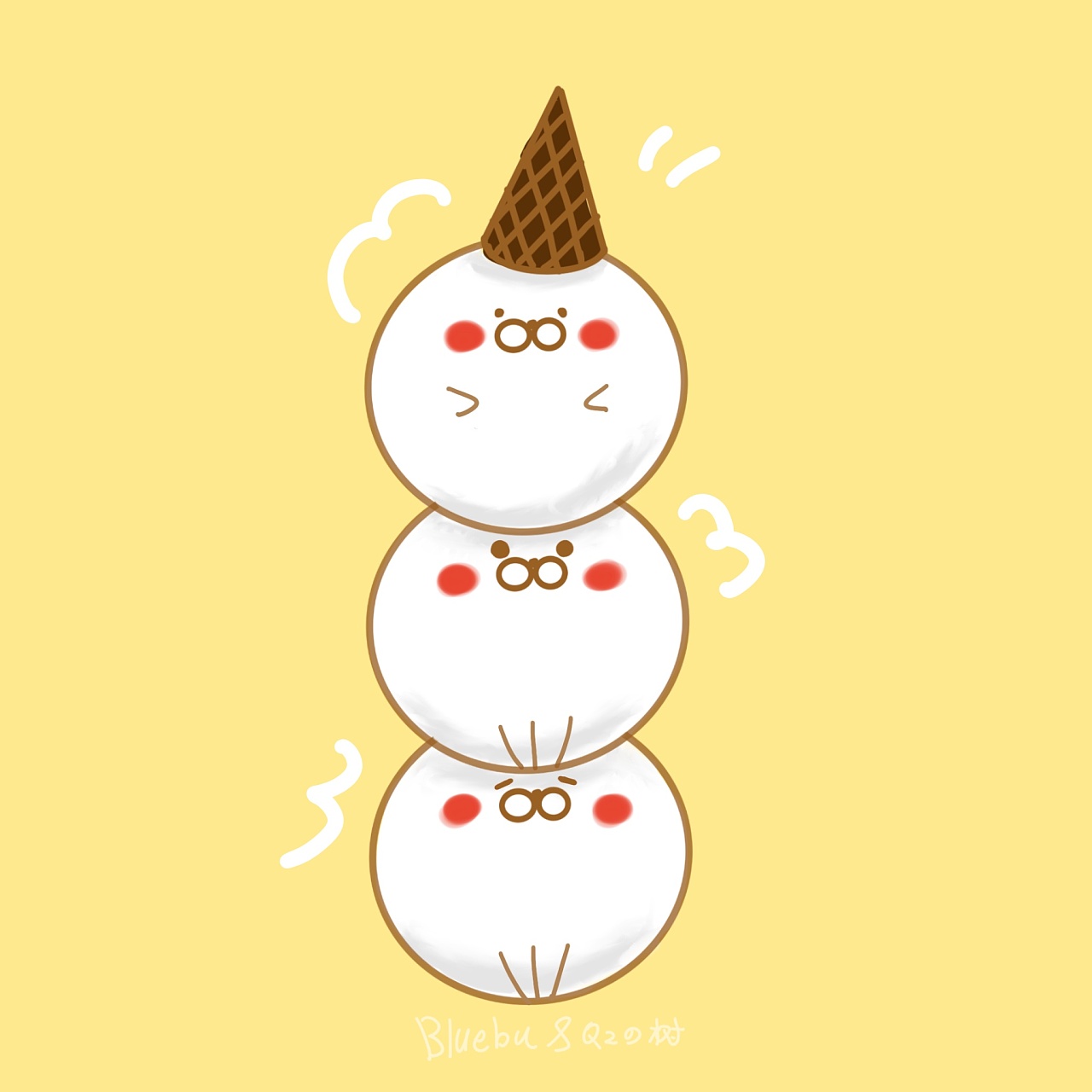 呆萌海豹冰激凌