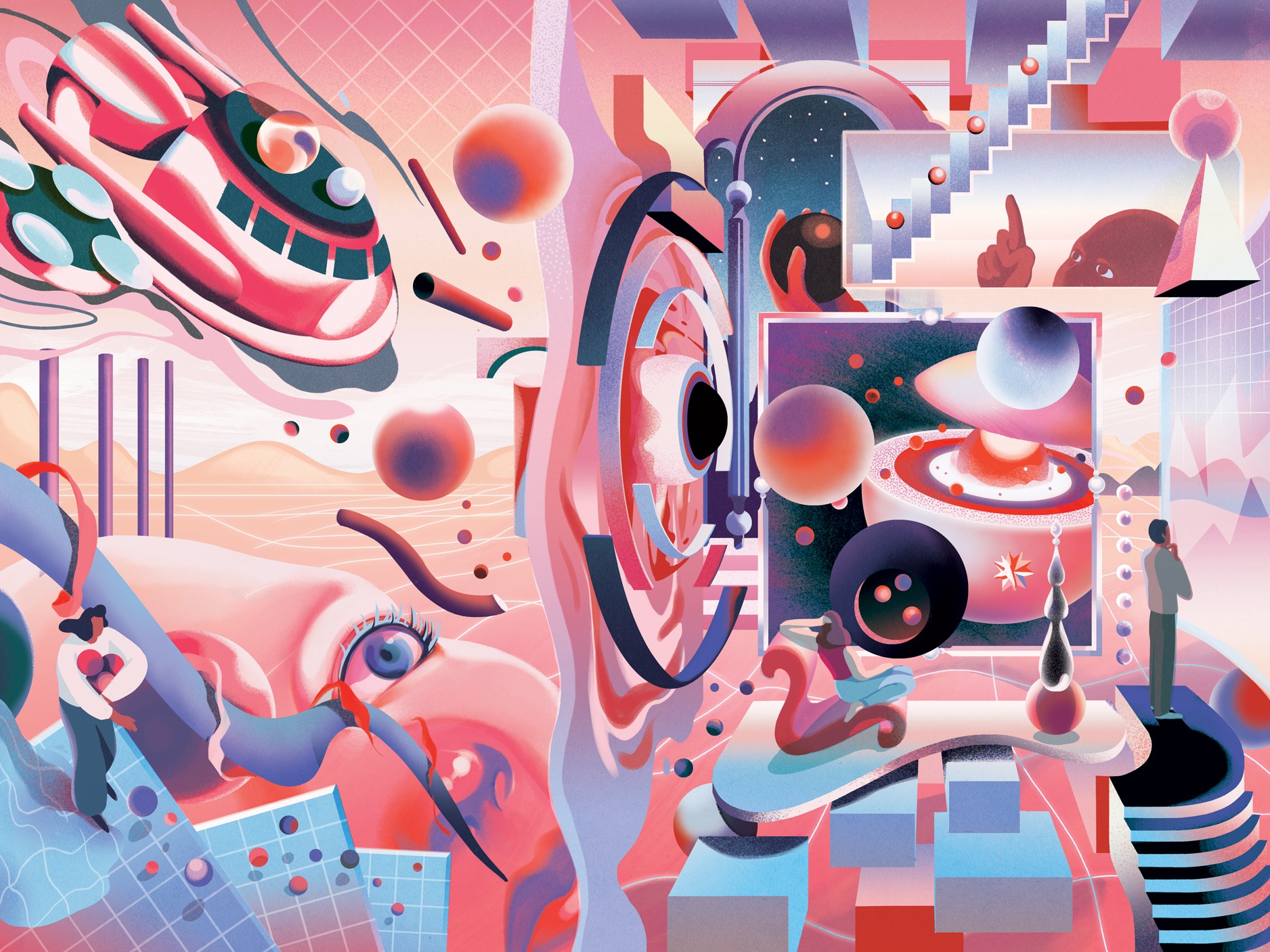 IT刊物插画 -- 《Increment》杂志:容器的多样性_cornelia_illo-站酷ZCOOL